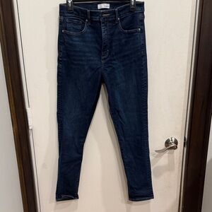 LOFT Dark Blue Denim Pants